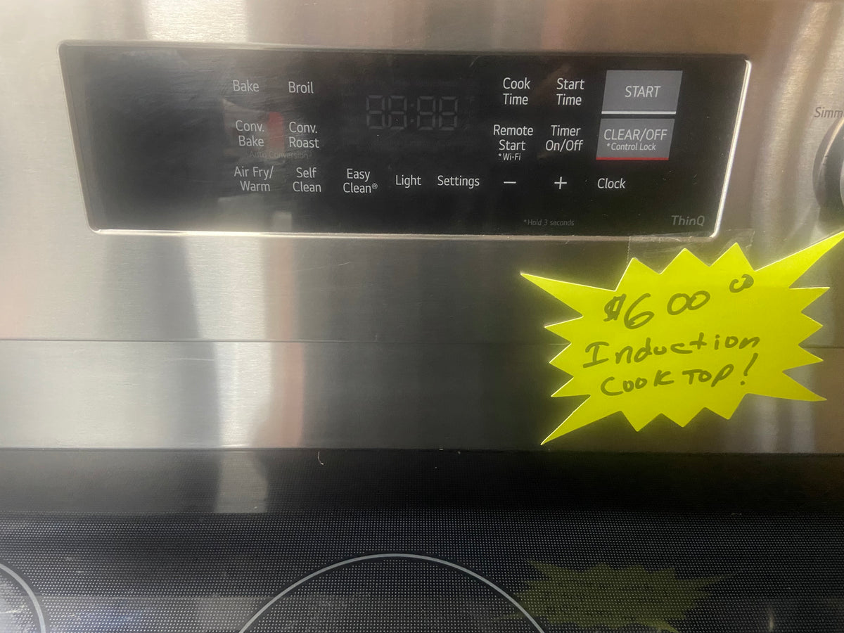 🔥 LG 6.3 CU. FT. SMART INDUCTION RANGE — $600!